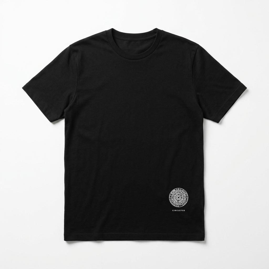 CircleTee Pi Formation - Fronte con simbolo in piccolo