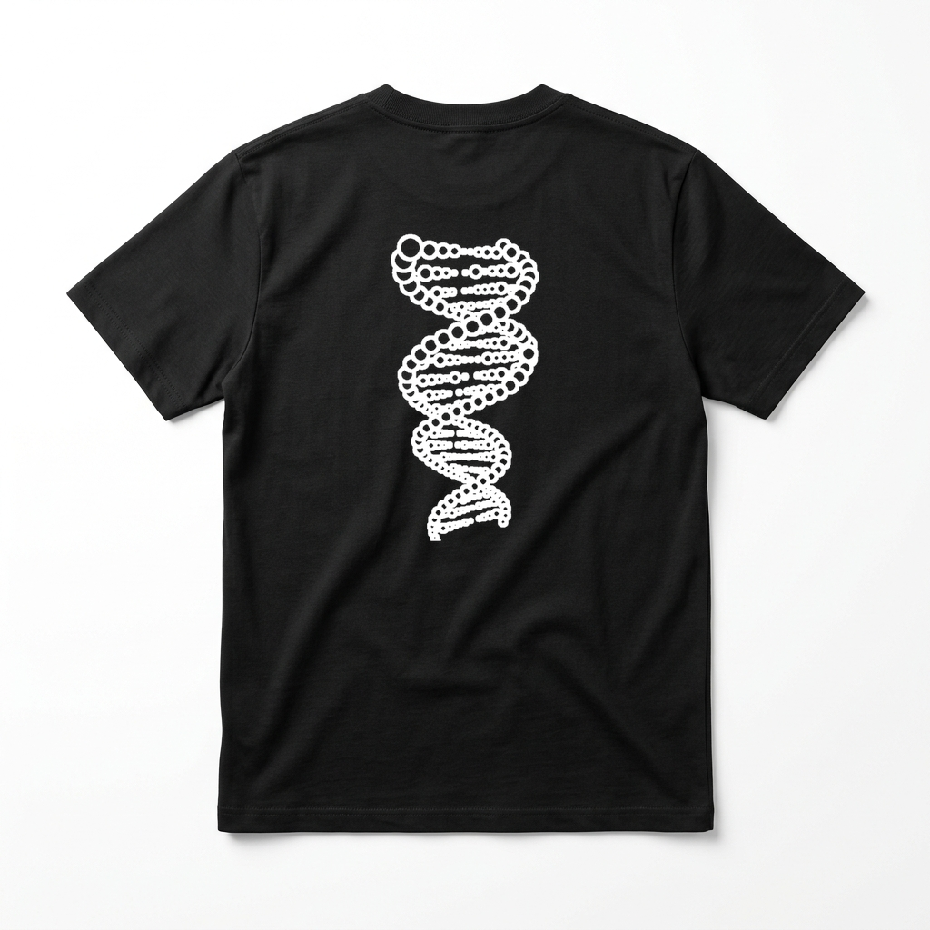 CircleTee DNA Helix - Retro con stampa grande centrata
