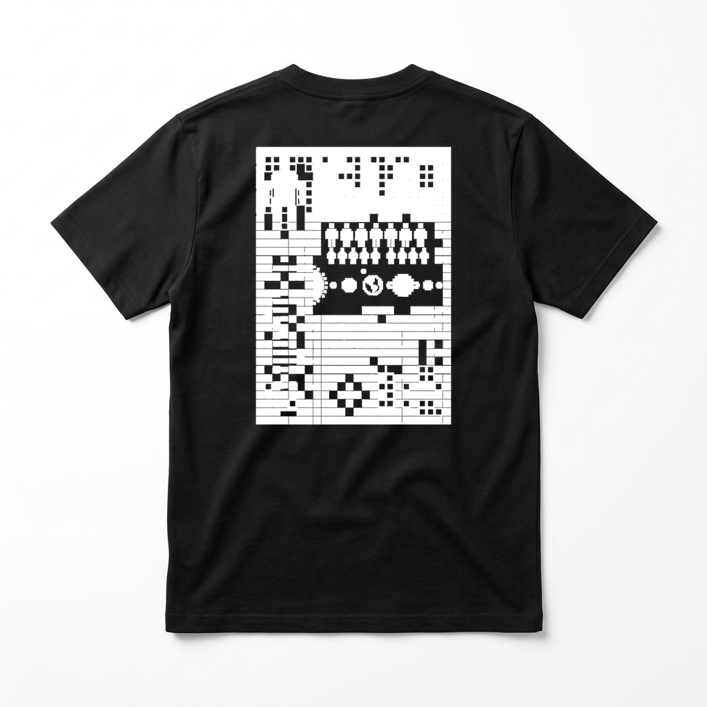 CircleTee Arecibo Reply - Retro con stampa grande centrata