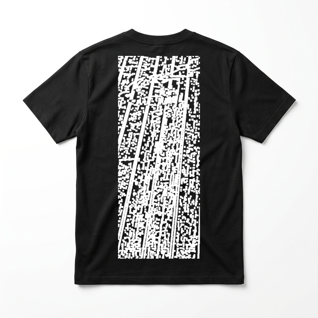 CircleTee Nexus - Retro con stampa grande centrata