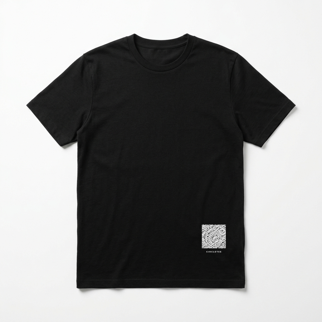 CircleTee Echoes - Fronte con simbolo in piccolo