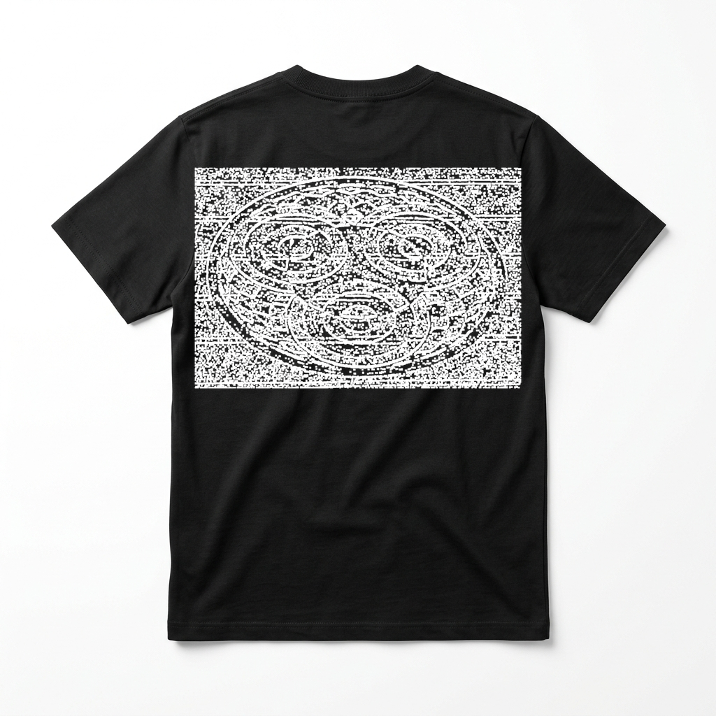 CircleTee Zenith - Retro con stampa grande centrata