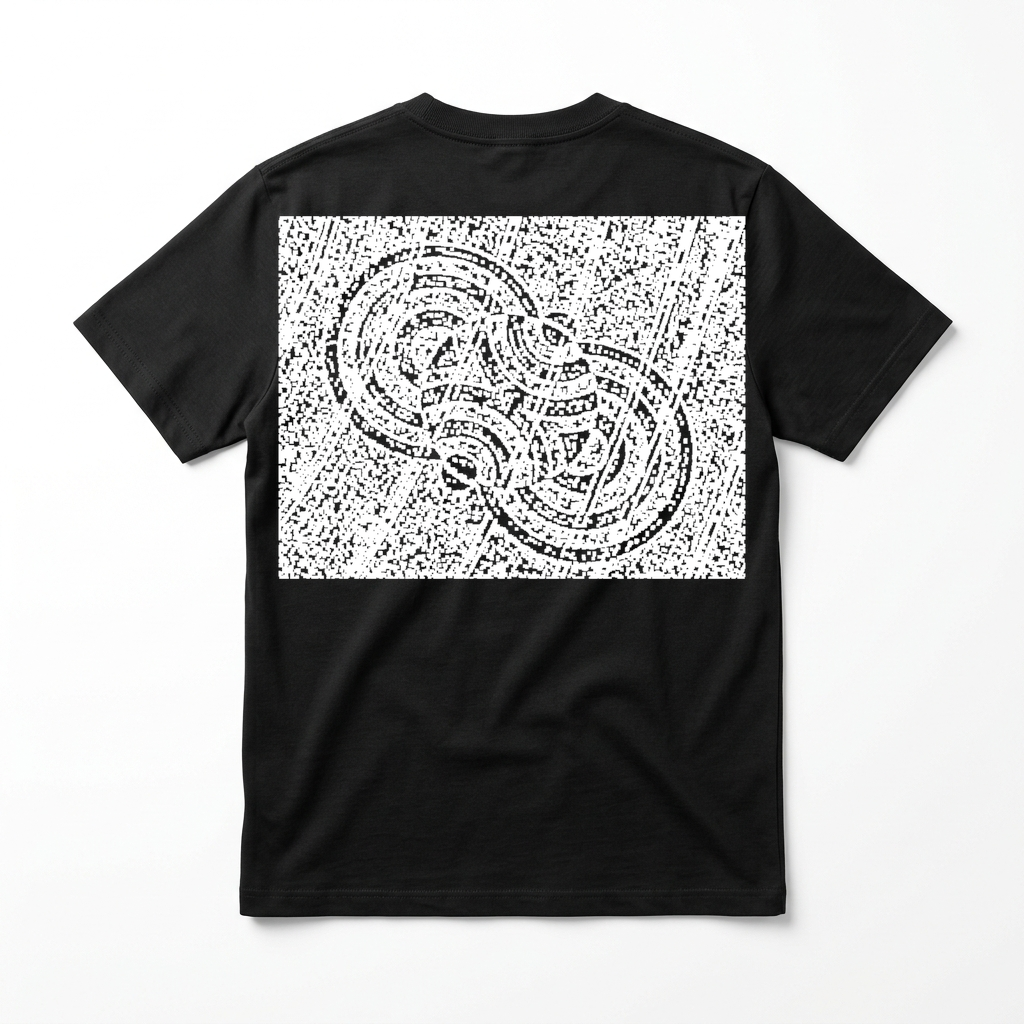 CircleTee The Glyph - Retro con stampa grande centrata